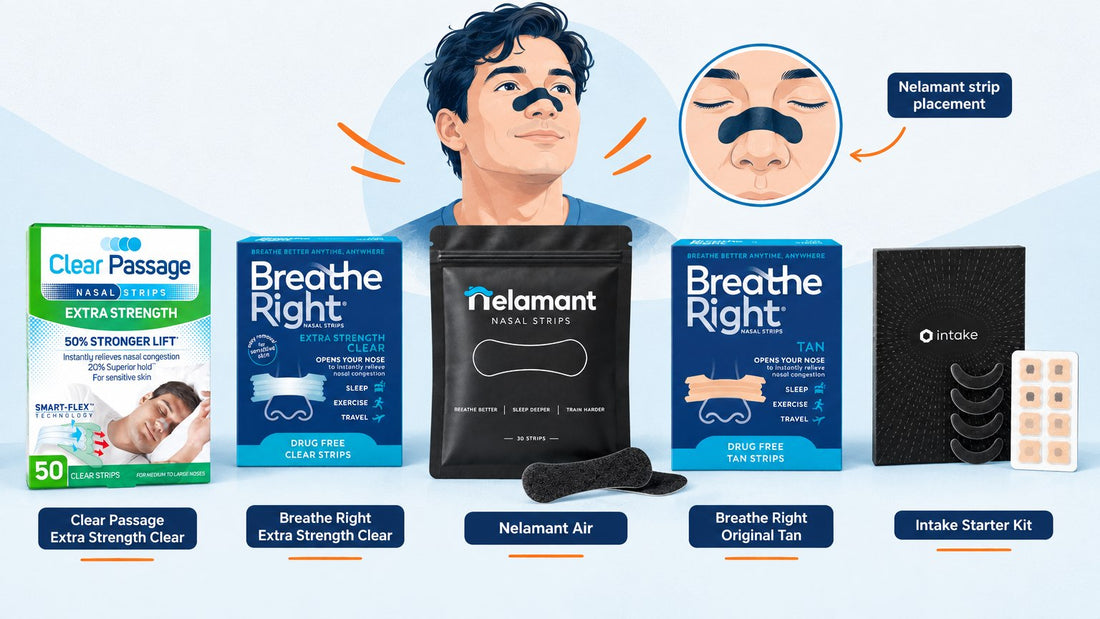 Best nasal strips 2026 - Nelamant Air and four top alternatives compared side by side