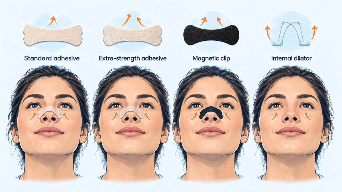 nasal strip reviews comparing major brand types