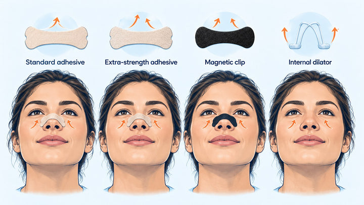 nasal strip reviews comparing major brand types