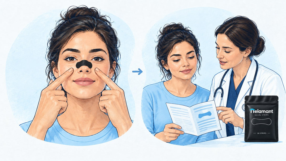 Step-by-step guide to using mouth tape and nasal strips together