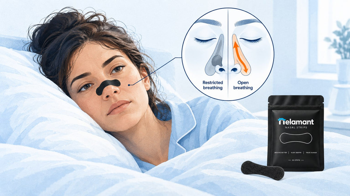 person waking up tired due to restricted nighttime breathing