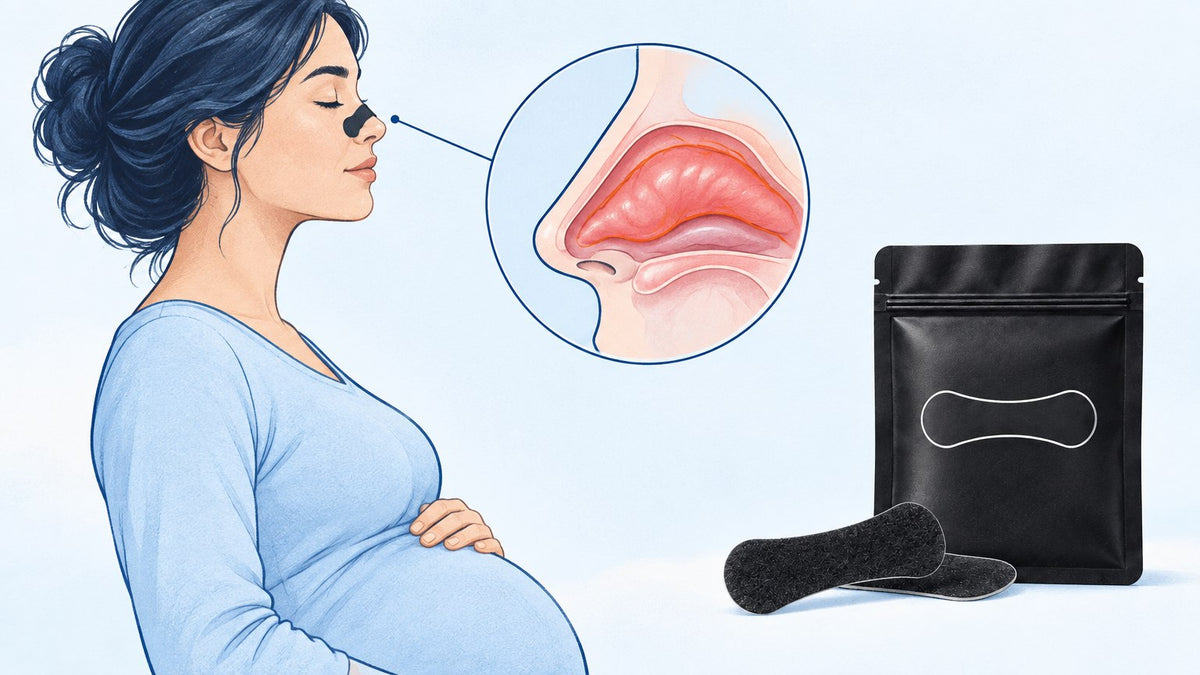 pregnancy rhinitis nasal passage swelling illustration