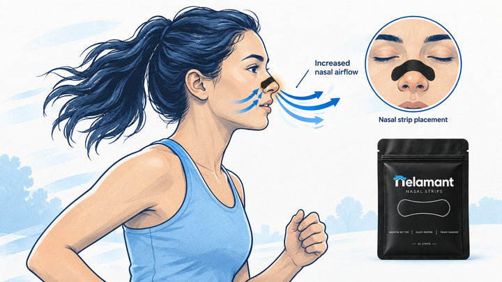 runner experiencing runny nose when running due to exercise-induced rhinitis
