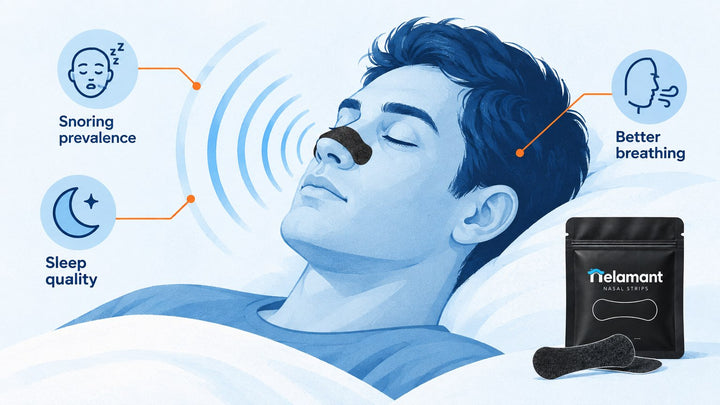 Snoring statistics 2026: prevalence data and sleep health figures illustrated